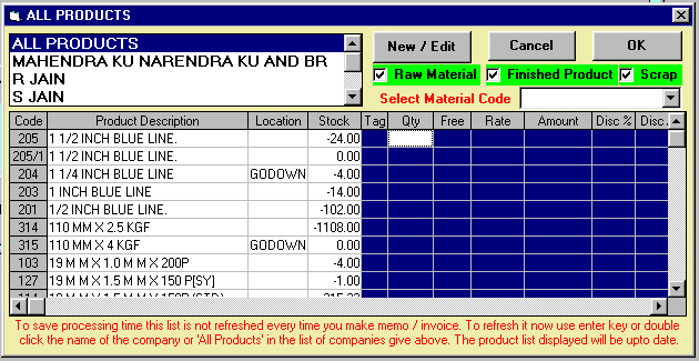 Industry Software in India, Industry Specific Software, Accounting, ERP, CRM Software for Industry, Industry Software, ERP, CRM and Accounting Software for Industry, Manufacturing units. Modules : Customers, Suppliers, Inventory Control, Sales, Purchase, Accounts & Utilities. Free Trial Download